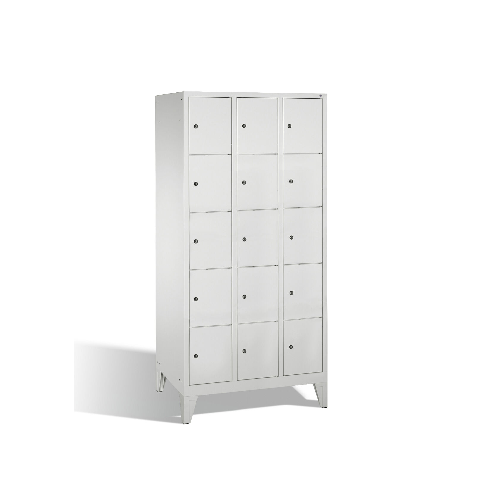 Fächerschrank Classic auf Füßen, 15 Fächer, H1850xB900xT500mm