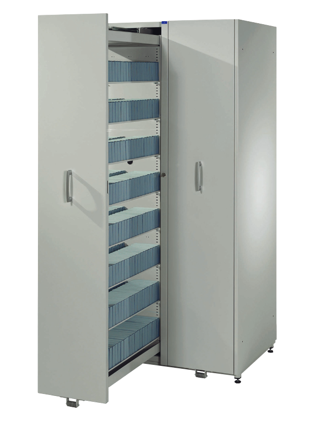 Medienschrank / Apothekerschrank 1870 x 612 x 680 cm (HxBxT) ohne Fachböden